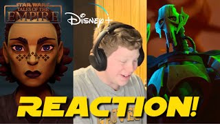 STAR WARS TALES OF THE EMPIRE REACTION! Star Wars, Tales Of The Empire Trailer, Star Wars 2024