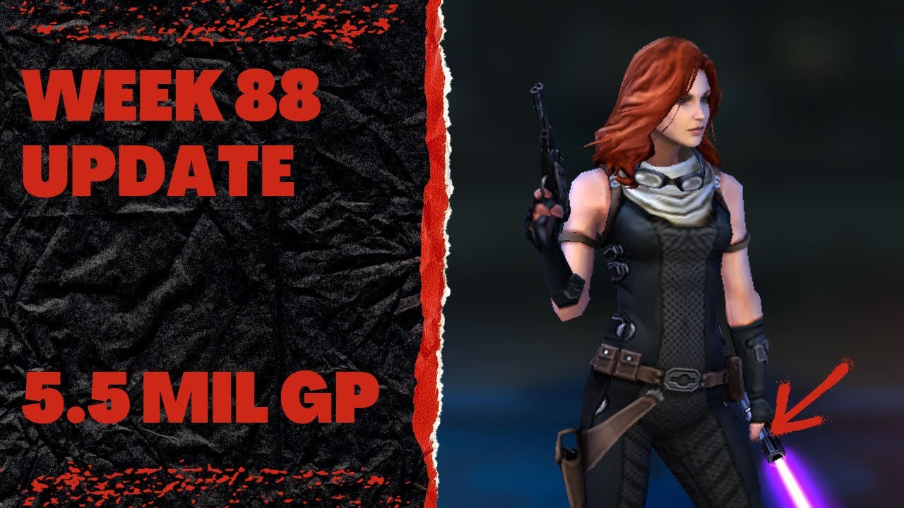 Week 88 Update of the Darth Stix SWGOH Account - YouTube