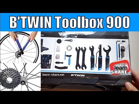 Bike Tool Kit Set - Bike Tools Must Have - BTWIN 900 Tool Box
