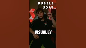 Bubble sort explained! #softwareengineer #computerscience #programming #coding #shorts