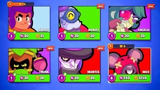 21 NEW Brawlers 0 Account! 🤯 Legendary Gifts &amp; Boxes | Brawl Stars Update 🎉