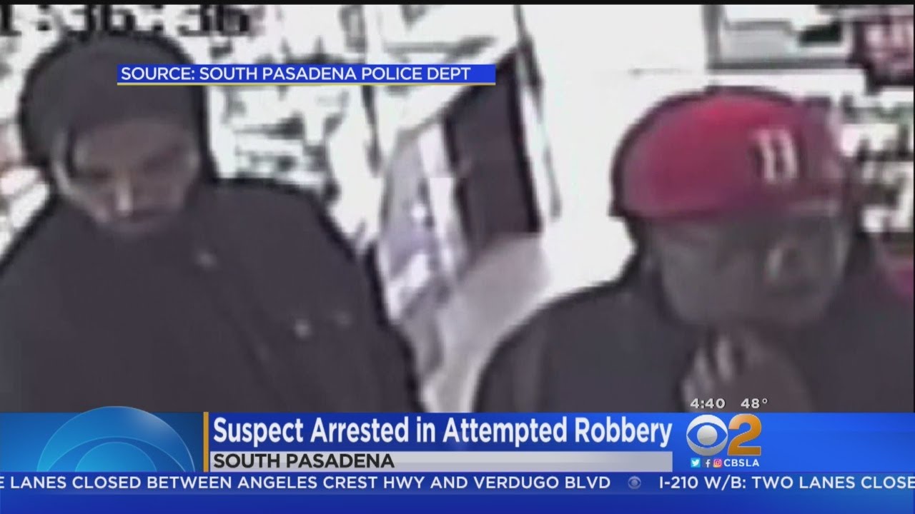 1 Of 2 Suspects In Attempted South Pasadena Jewelry Store Robbery ...