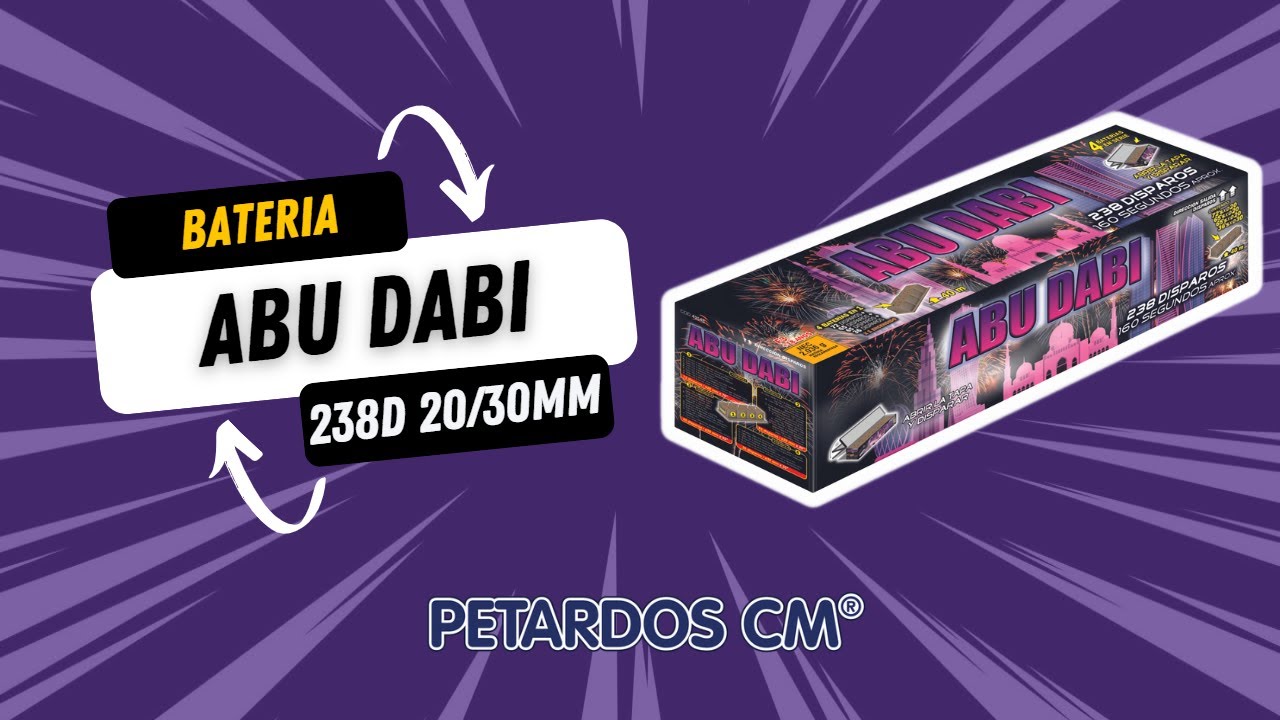 Bateria Abu Dabi - Petardos CM
