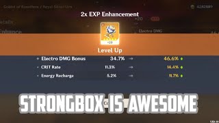 How to Roll Perfect Artifacts From Strongbox (Not Really) | Genshin Impact |