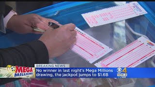 No Winner In Friday's Mega Millions Drawing, Jackpot Jumps To $1.6 Billion