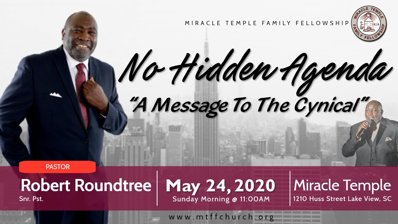 No Hidden Agenda Meaning Synonym