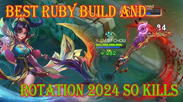 Ruby Build Will DOMINATE in MLBB | Mobile Legends | Thank You For Visiting | #chou #mlbb #ruby