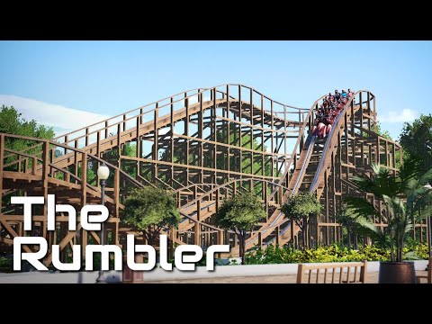 Planet Coaster - The Rumbler (Timelapse + POV)