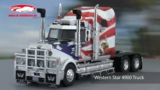 Hachette 1:43 Western Star 4900 Truck 2015 American Eagle G1470002