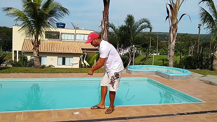 como saber quantos mil litros de água tem na piscina...