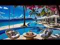 Gentle Morning Jazz On A Luxurious Beachfront Balcony - Soothing Jazz And The Gentle Sound Of Waves