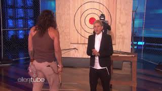 Jason Momoa Flexes His Ax Throwing Muscles for Charity