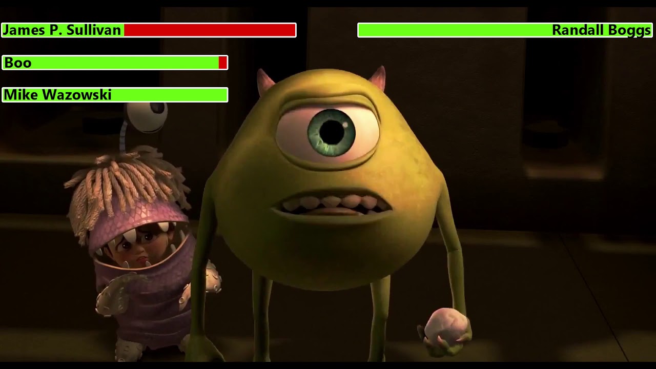 Monsters, Inc. (2001) Rescuing Boo with healthbars 1/4