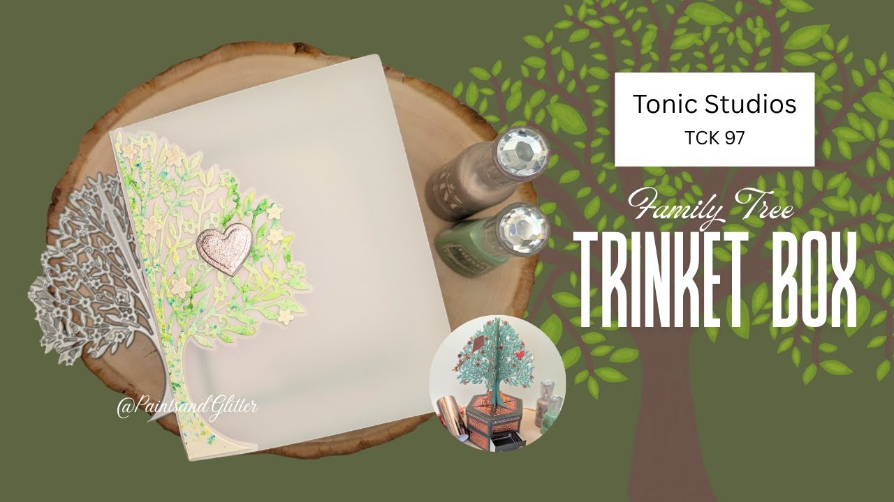 Учебное пособие по изготовлению коробочки для безделушек «Семейное древо» TCK 97