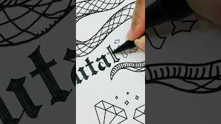 Color with me 🕷️🖤 Reputation Taylor Swift Coloring page #adultcoloring #taylorsversion