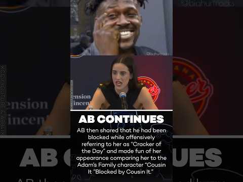 Caitlin Clark Blocks Antonio Brown on Twitter After Offensive Tweets! @worldstarhiphop