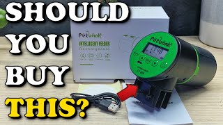 Petbank Automatic Fish Feeder REVIEW | Rechargeable Timer Auto Fish Feeder
