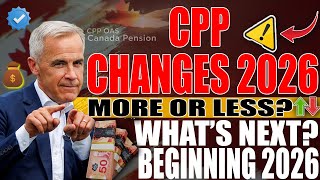 CRITICAL CPP Update Coming 2026 | Benefit Rules Shift | Are You Ready Wealth