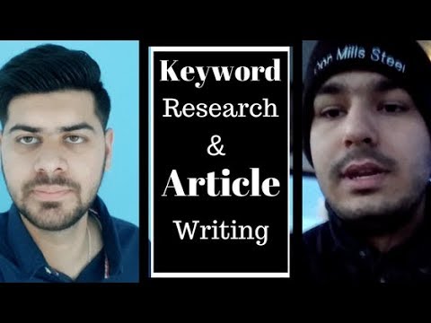SEO : Keyword Research & Article Writing Tips 2018