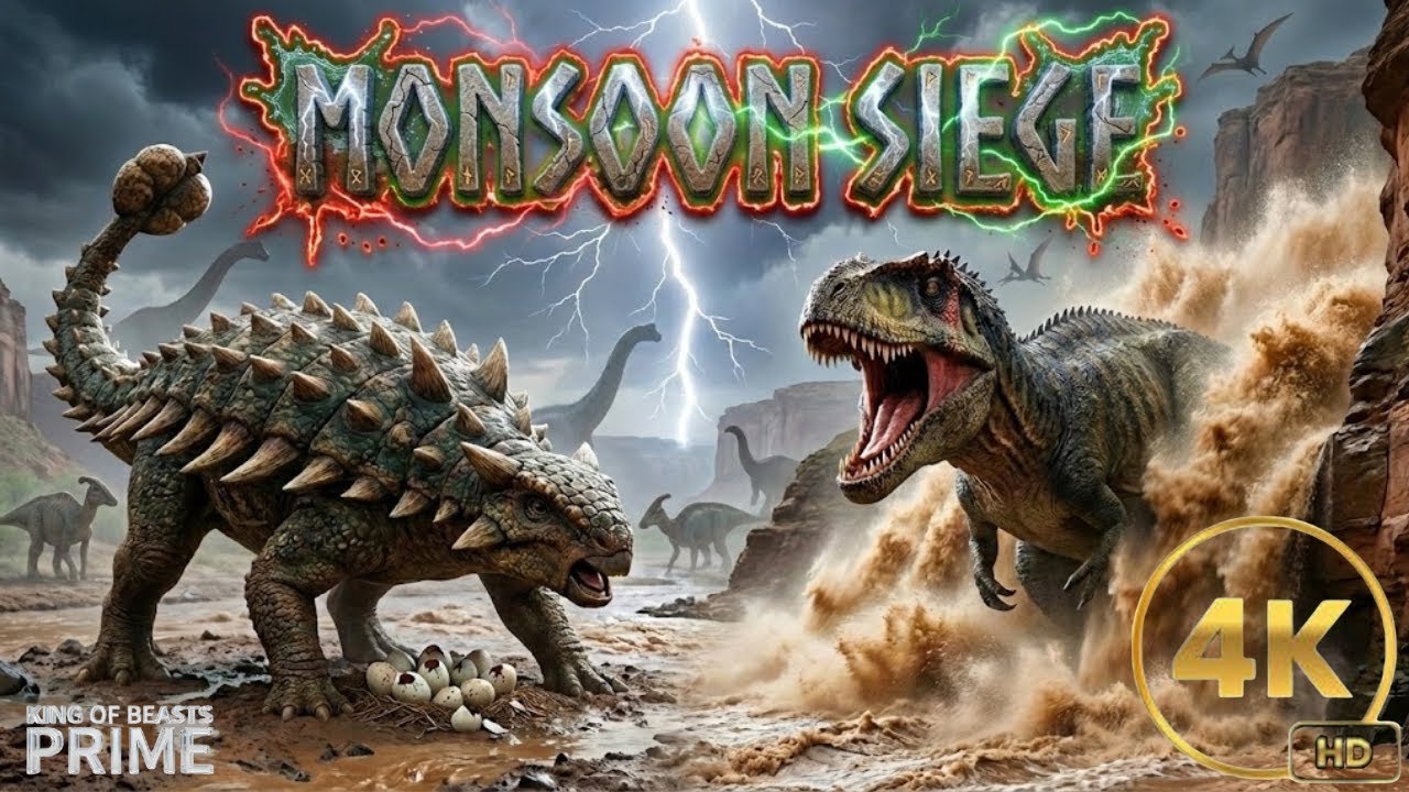 Giant Predator Attacks the Nest During Catastrophic Monsoon!