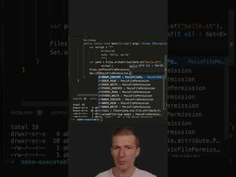 Make Scripts Executable #java #shorts