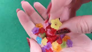 Mixed-Colour Lucite Flower Beads 7mm x 13mm Pack Of 50+ HA26235