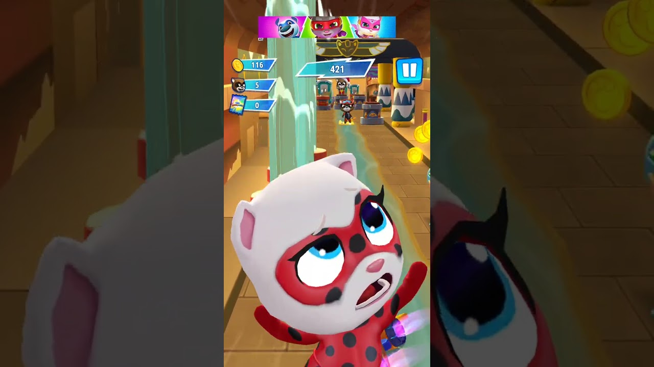 Лучшие смешные неудачи и падения из игр Talking Tom Hero Dash, Talking Tom Gold Run и Tom Time Rush.