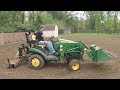 Goal!!! Leveling the Playing Field! Compact Tractor, Tiller, and Soil Pulverizer