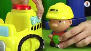 Çocuk filmi - Ekskavatör inşaatta çalışıyor - Türkçe