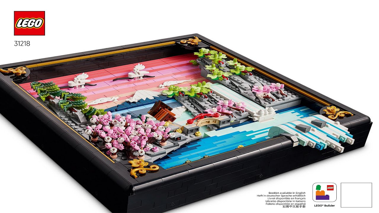 🎨 LEGO instructions 🎨 LEGO Art 🎨 31218 🎨 Japanese Cherry