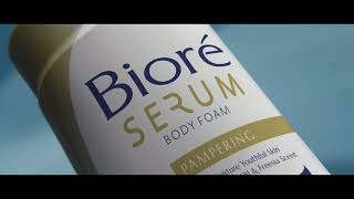 Stay Moist, Keep Your Youthful Skin With Biore Serum Body Foam