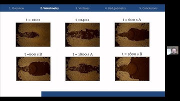 R. Alexio (CERIS): Surface velocity measurements in a jet dissipation basin.