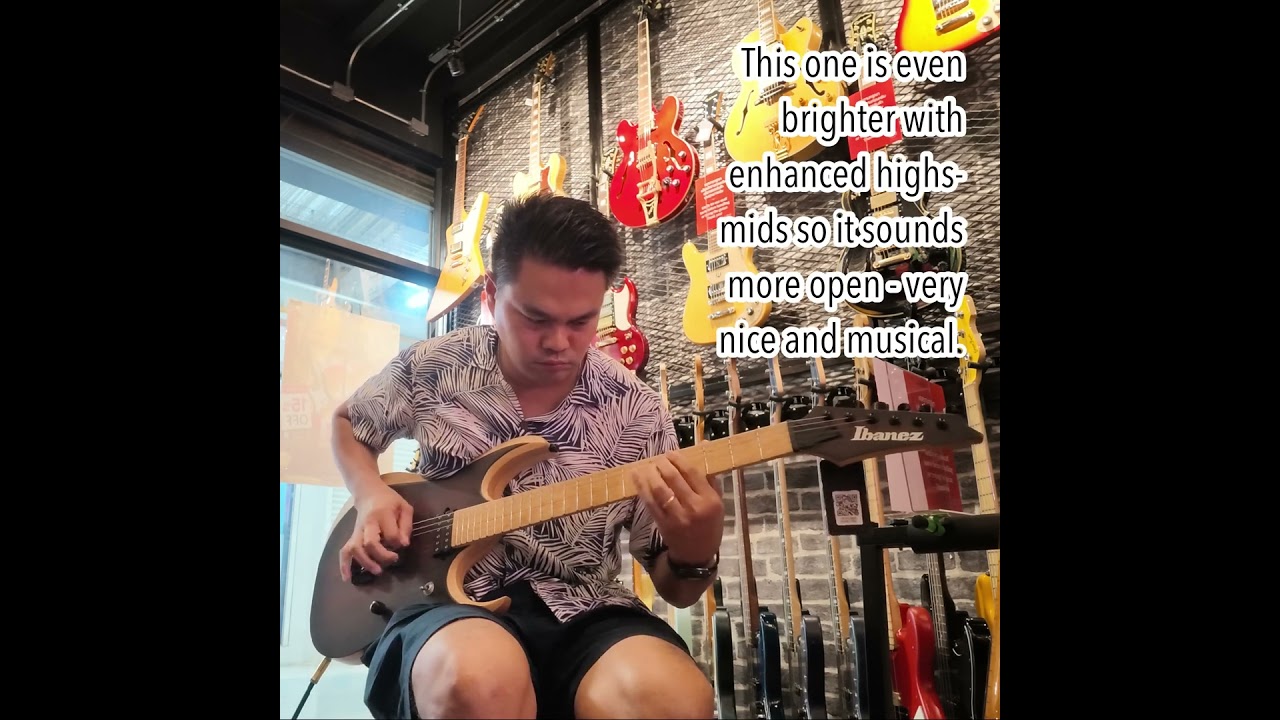 Ibanez RGR621XEBC -vs- RGDIX6MRW - YouTube