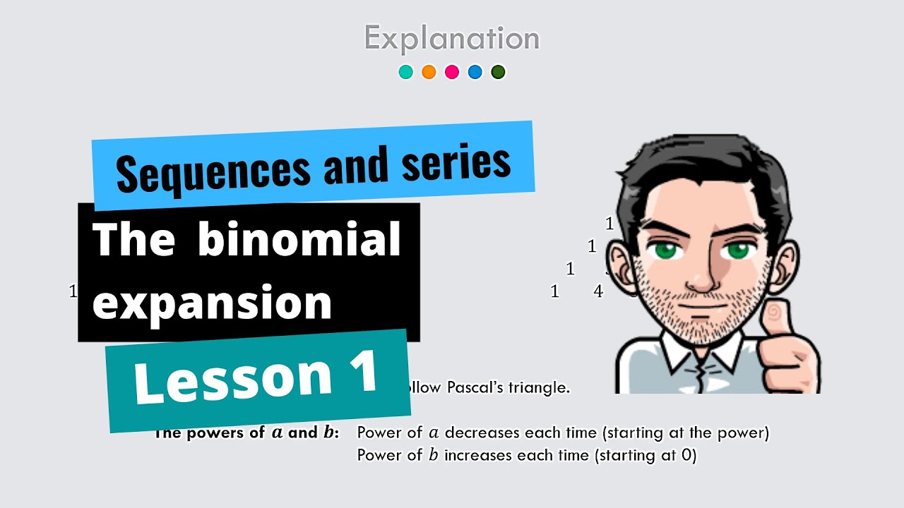Sequences and series: The binomial expansion introduction. (Part 1 ...