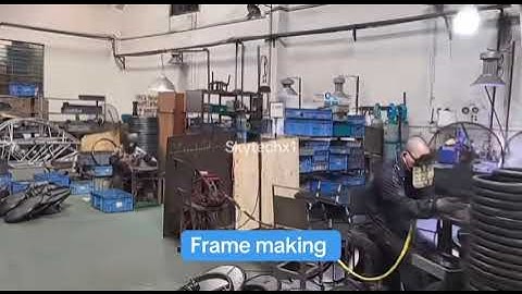 Take a look at our manned drone frame production line — A busy day!