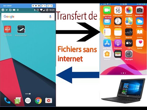 Transférer tous types de fichiers volumineux entre les appareils mobiles sans connexion internet.