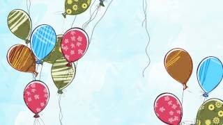خلفيات مونتاج متحركة   بالونات للأعياد والمناسبات   YouTube