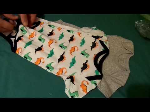 Посылка с AliExpress!!Три бодика для малышей!!