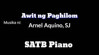 Video thumbnail of "Awit ng Paghilom - SATB Piano"