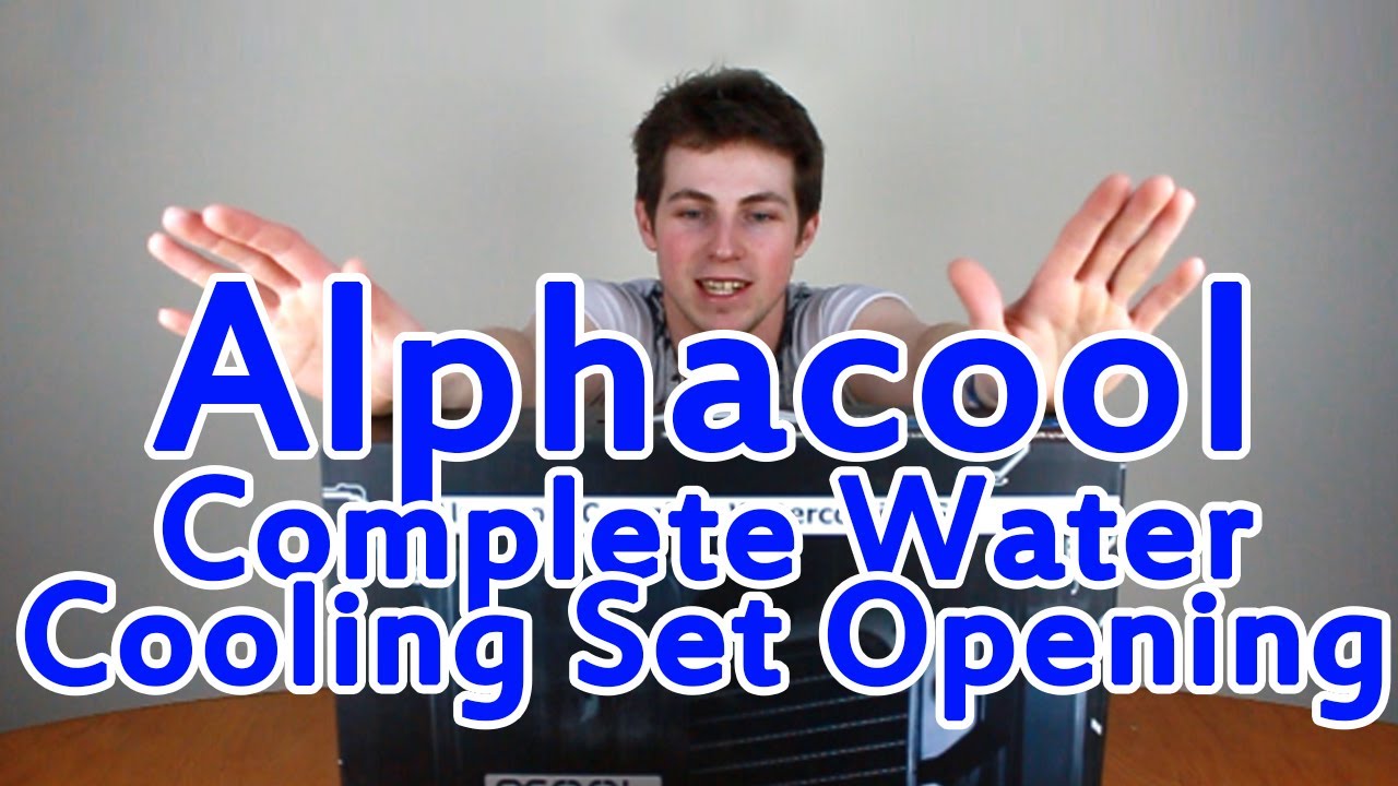 Alphacool Water Cooling Set Opening | THERES SO MUCH STUFF