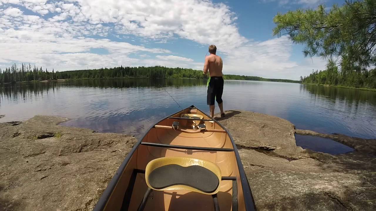 Cane pole walleye BWCA YouTube