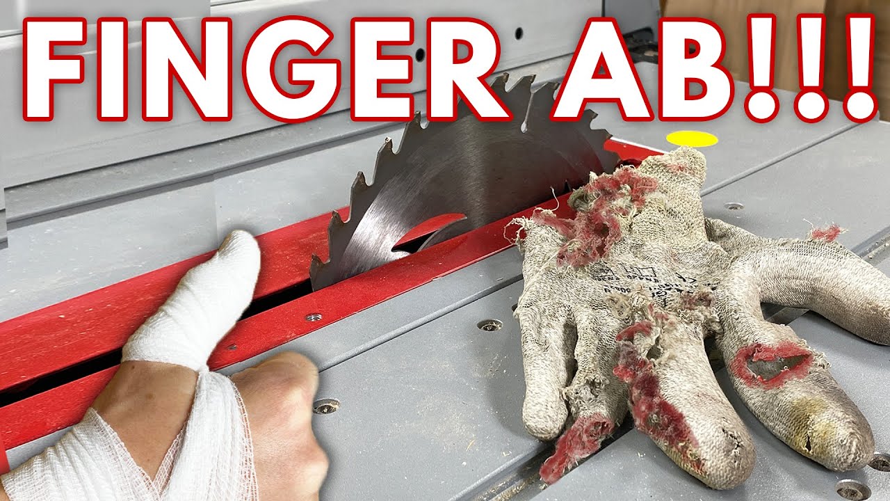 !!! Lebensgefahr durch Handschuhe/kein Spaltkeil - Dieses Video zeigt, was passieren kann!!!