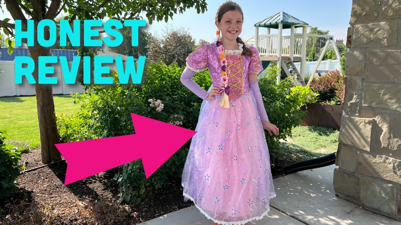 Rapunzel LED Dress Review ✨ Light-Up Princess Costume That Glows Like Magic 👑