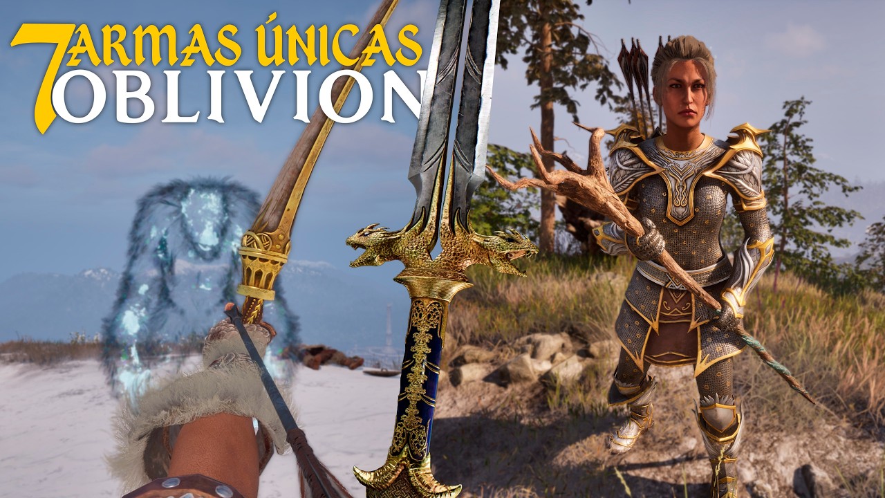7 ARMAS ÚNICAS DE OBLIVION REMASTERED