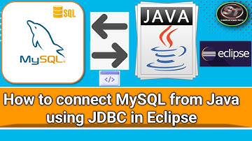 How To Connect MySQL database from Java using JDBC & Eclipse.