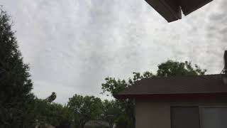 Mostly Cloudy Altocumulus From Upper level Low and Breezy 2:44pm September 29, 2017