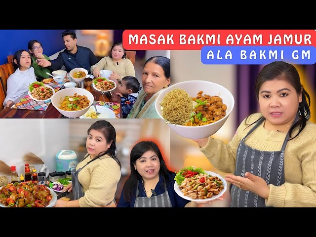 Masak Bakmi Ayam Jamur Enak Dan Mudah Untuk Keluarga India‼️Makanan Indonesia‼️ class=