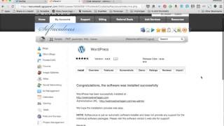 Installing WordPress to your website - part 2