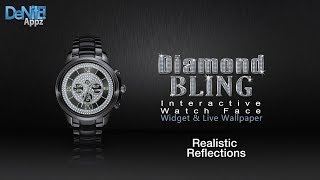 Diamond Bling HD Watch Face, Widget & Live Wallpaper screenshot 2
