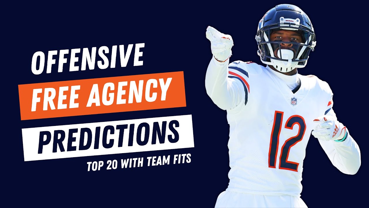 NFL Free Agency Predictions 2022 Top 20 Offensive Free Agents YouTube